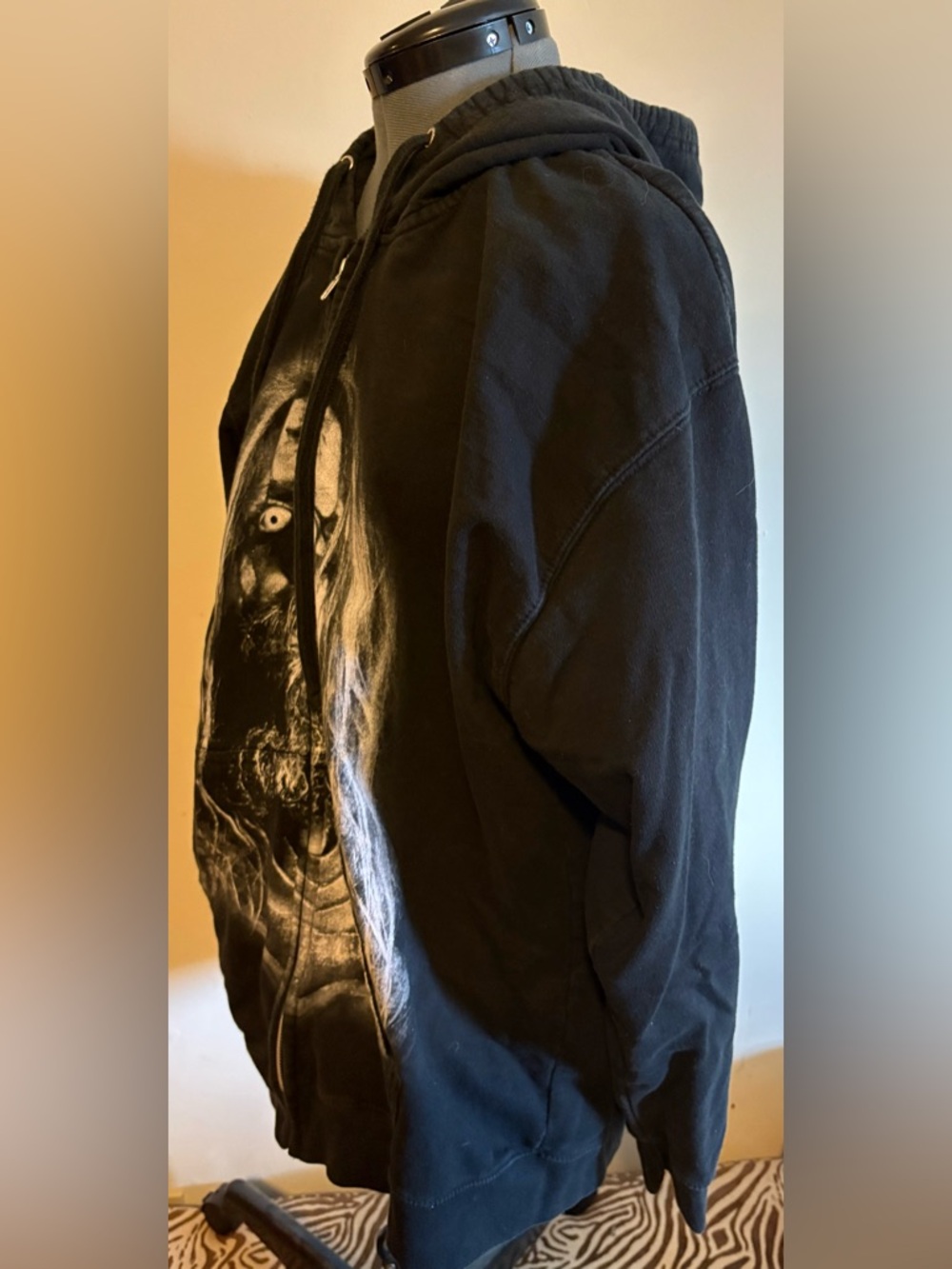 Rob Zombie zip up graphic hoodie